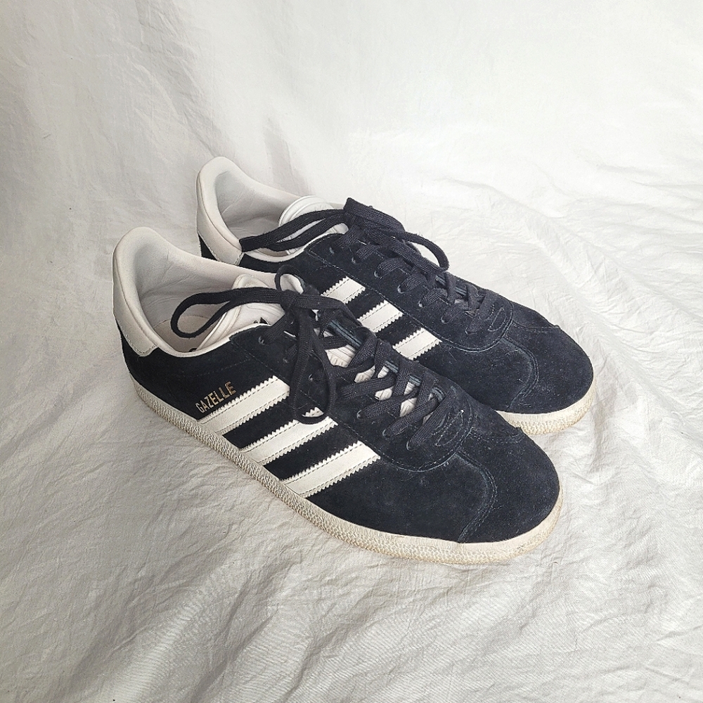 Adidas Black Gazelle Shoes
